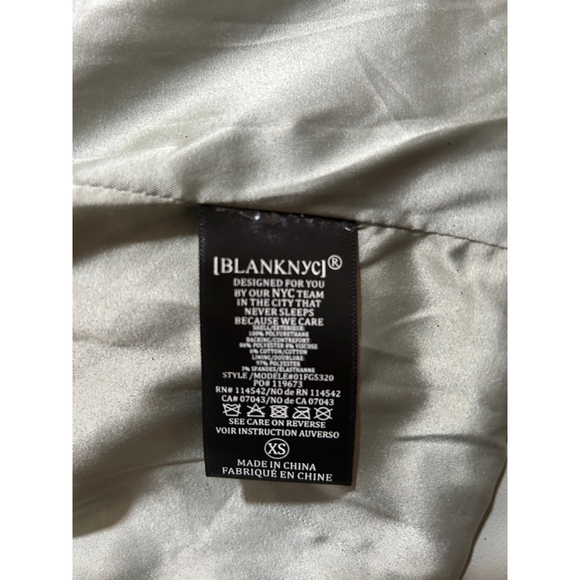 BLANKNYC Jacket XS Light Green Moto NWT - Picture 8 of 8